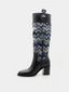MISSONI - Sophic Boot Chevron Wave - Blue and Black 