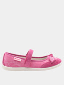 Ballerina's voor kinderen met dun bandje - Fuchsia