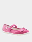 Ballerina's voor kinderen met dun bandje - Fuchsia
