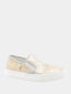 NATURINO - Basket Slip-On - Beige et Doré
