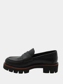 Mocassins en cuir - Noir