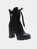 Enkellaarzen Combat 110 - Zwart