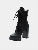 Enkellaarzen Combat 110 - Zwart