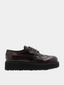 PRADA - Derby Brogue - Bordeaux 
