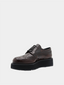 PRADA - Derby Brogue - Bordeauxrood