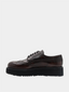 PRADA - Derby Brogue - Bordeauxrood