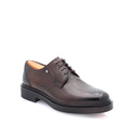 ROBERTO SERPENTINI - Men's Derby in smooth leather - Dark brown