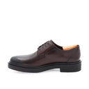 ROBERTO SERPENTINI - Men's Derby in smooth leather - Dark brown