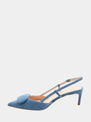 RUPERT SANDERSON - Joyous Sling Denim - Blue