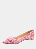 RUPERT SANDERSON - New Aga Ballerina - Pink/Orange 