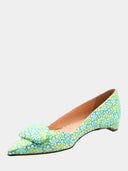 RUPERT SANDERSON - New Aga Ballerina - Blue/Green