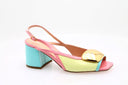 RUPERT SANDERSON - Carmel Sling - Blue/Green/Pink