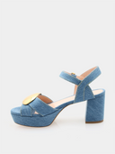 Deirdre Plateau Sandal - Bleu