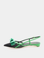 RUPERT ANDERSON - Fay 05 Sling Satin - Emerald 