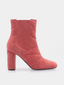 SAM REYCHLER - Bottines à talon - Saumon