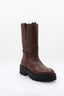 STM - Bottes en cuir de veau - Marron