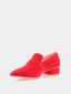 STUART WEITZMAN - Crystal Geo Buckle - Rood
