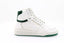 YVES SAINT LAURENT - SL24 High Top Cuir Grainé - Blanc/Vert