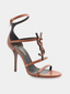 YVES SAINT LAURENT - Cassandra 100 Sandal - Brown 