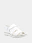 PRIMIGI - Sandales ouvertes pour filles - Blanc & gris