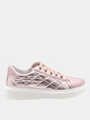 Metalen lage sneakers voor kinderen - Roze