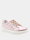 Metalen lage sneakers voor kinderen - Roze